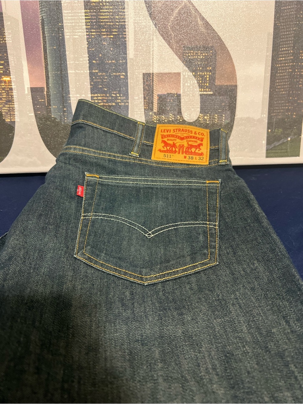 Levi's Men's 511 Slim Fit Jeans - Dark Blue dark wash